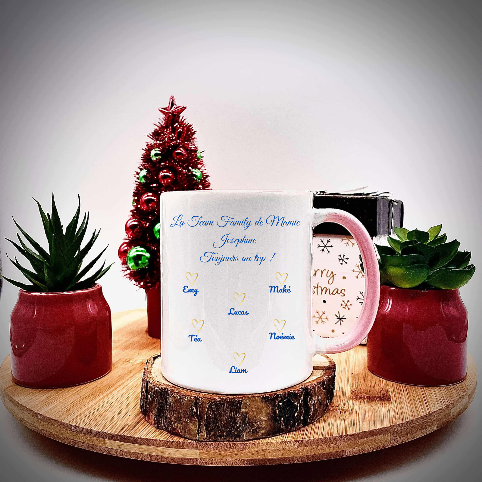 Mug Personnalisé "Papi " ou "Mamie" avec Prénoms des Petits-Enfants – Image 4